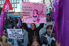 Protest Against Violence Against Women - Istanbul