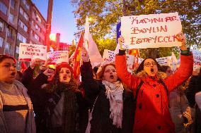 Protest Against Violence Against Women - Istanbul