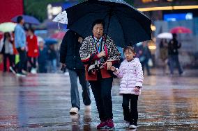 The Weather Cooling Down in Chongqing