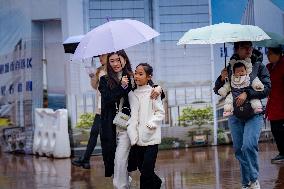 The Weather Cooling Down in Chongqing