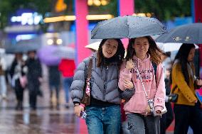 The Weather Cooling Down in Chongqing