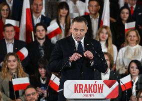 Law And Justice Party Nominates Karol Nawrocki For 2025 Presidential Election