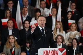 Law And Justice Party Nominates Karol Nawrocki For 2025 Presidential Election