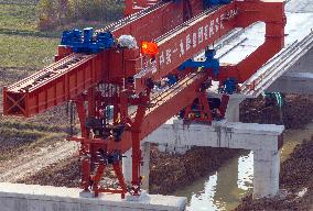 Nanjing-Huai'an Intercity Railway Construction