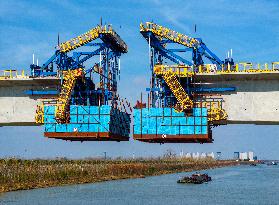 Nanjing-Huai'an Intercity Railway Construction