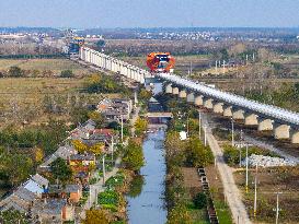 Nanjing-Huai'an Intercity Railway Construction