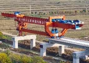 Nanjing-Huai'an Intercity Railway Construction