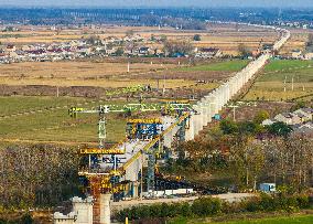 Nanjing-Huai'an Intercity Railway Construction