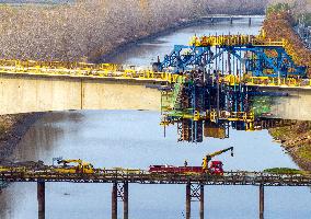 Nanjing-Huai'an Intercity Railway Construction