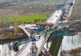 Nanjing-Huai'an Intercity Railway Construction