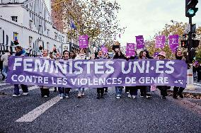 Protest to Condemn Violence Against Women - Paris