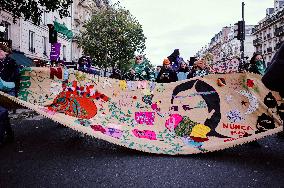 Protest to Condemn Violence Against Women - Paris