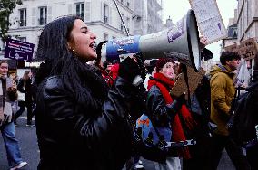 Protest to Condemn Violence Against Women - Paris