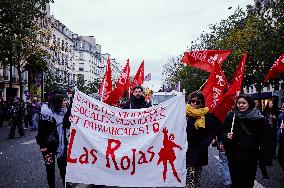 Protest to Condemn Violence Against Women - Paris