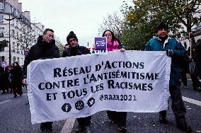 Protest to Condemn Violence Against Women - Paris