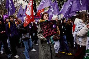 Protest to Condemn Violence Against Women - Paris