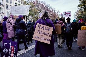 Protest to Condemn Violence Against Women - Paris