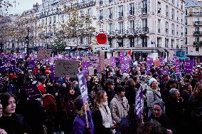 Protest to Condemn Violence Against Women - Paris