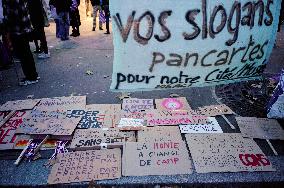 Protest to Condemn Violence Against Women - Paris