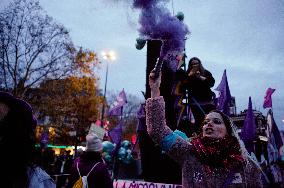 Protest to Condemn Violence Against Women - Paris