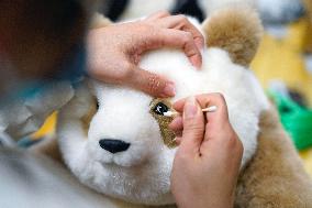 A Panda Toy Prepared Before Packing Up - China