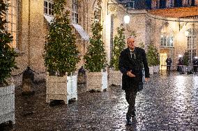 PM Barnier Arrives At The Hotel De Matignon - Paris