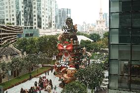 Giant Christmas Tree in Shanghai