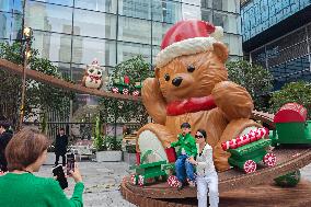 Giant Christmas Tree in Shanghai