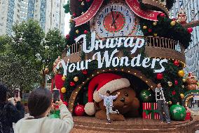 Giant Christmas Tree in Shanghai