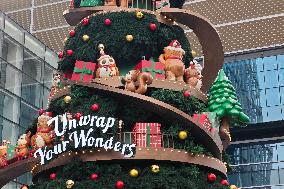 Giant Christmas Tree in Shanghai