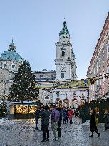 Advent Season - Christmas Spirit In Salzburg, Austria