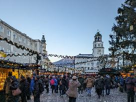 Advent Season - Christmas Spirit In Salzburg, Austria