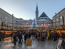 Advent Season - Christmas Spirit In Salzburg, Austria