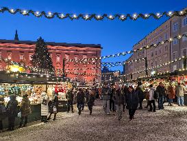 Advent Season - Christmas Spirit In Salzburg, Austria