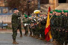 King Felipe VI Visit To Spanish Army - Seville