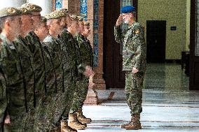 King Felipe VI Visit To Spanish Army - Seville