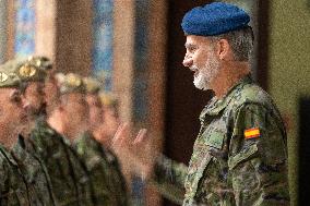 King Felipe VI Visit To Spanish Army - Seville