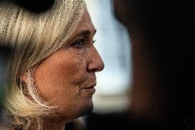 Marine Le Pen Meets PM Michel Barnier