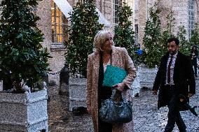 Marine Le Pen Meets PM Michel Barnier