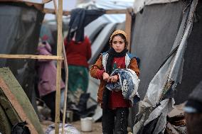 Heavy Rains Flood Tents In Gaza