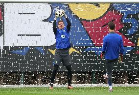 FC Barcelona Training Before Champions League Match Against Brest