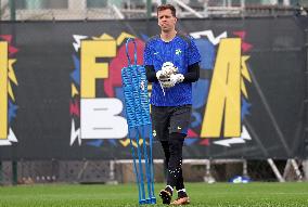 FC Barcelona Training Before Champions League Match Against Brest