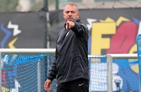 FC Barcelona Training Before Champions League Match Against Brest