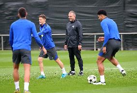 FC Barcelona Training Before Champions League Match Against Brest