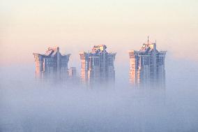 Fog over Kyiv