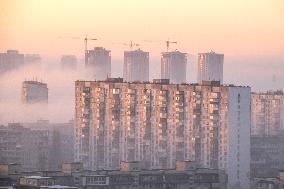 Fog over Kyiv