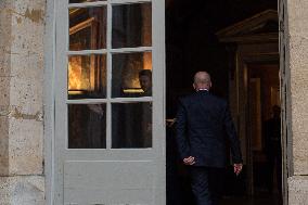 Right-wing Leader Eric Ciotti Arrives To Matignon