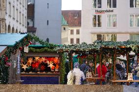 Christkindlmarkt-Munich Christmas Market Opened