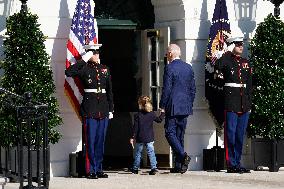 Biden Pardons the Thanksgiving Turkey - Washington