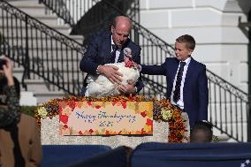 President Biden Pardons Turkeys At White House